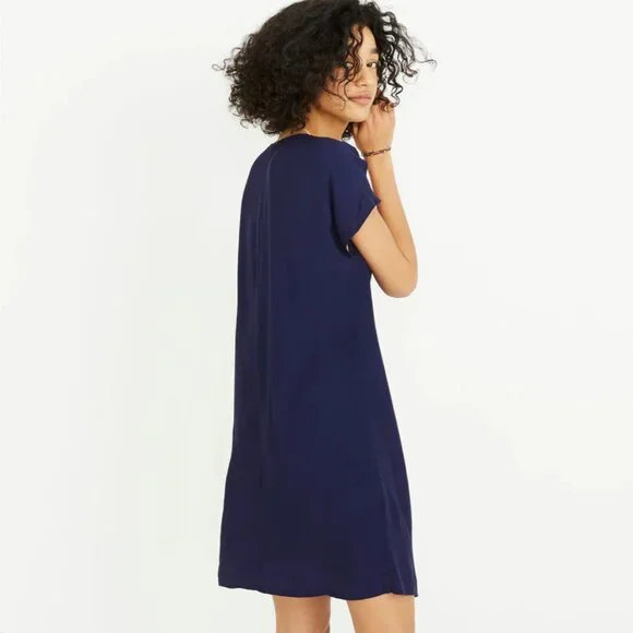 Madewell Navy Blue Moment T-Shirt dress size L - Picture 2 of 8